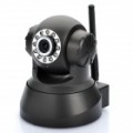 Sem fio 3G remoto Pan/Tilt 300 KP CCTV câmera com 11-IR Night Vision / microfone / TF