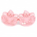 Marie Aristocat Style biscoito Cookie Cutter DIY moldes conjunto - Pink (Pack de 2 peças)