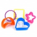 Bonito biscoito Cookie Cutter molde conjunto (Pack 6-peça)