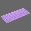 Tampa protetora teclado c / Anti-Dust plugues Kit para Apple MacBook Air / Pro - roxo