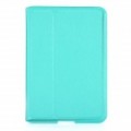 Ultra-Thin caso protetor de couro PU para Samsung P6800 / P6810 - azul