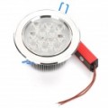 12W 6500K 1050-lúmen 12-LED luz teto baixo luz branca (AC 100 ~ 245V)