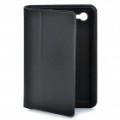 Elegante protetora Ultra Slim PU couro Case para Samsung Tab P6800 / P6810 - preto