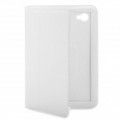 Elegante protetora Ultra Slim PU couro Case para Samsung Tab P6800 / P6810 - branco