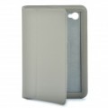 Elegante protetora Ultra Slim PU couro Case para Samsung Tab P6800 / P6810 - cinza