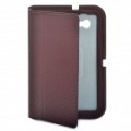 Elegante protetora Ultra Slim PU couro Case para Samsung Tab P6200 - café