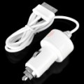 Adaptador de alimentação do carregador de carro para Samsung Galaxy Tab P6800 / P6200 - branco (DC 12 ~ 24V)