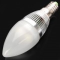 Estilo de vela E14 280-300LM 5000-lúmen 3-LED branco lâmpada (3x1W/85-265V)
