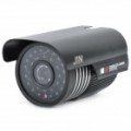 Câmera de segurança de vigilância CCD 1/3 SONY com 30 LED IR Night Vision - preto (DC 12V)