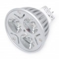 GU5.3 3W 7000K 280-Lumen 3-LED branco lâmpada (12V AC)