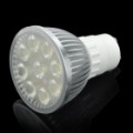 GU10 400LM 5500-lúmen 9-SMD branco lâmpada (4W/85-265V)