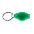1400mcd levou lanterna chaveiro - luz verde (10-Pack)