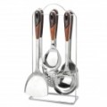 Cozinha cozinhar utensílios inox definido (7 peças)