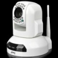 H3-P1D3 H.264Wireless 400KP CMOS Dome Zoom lente da câmera IP c / IR / 10 X Optical Zoom - branco