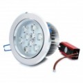 9W 6500K 800-lúmen 9-LED luz teto baixo luz branca c / Driver (AC 100 ~ 245V)