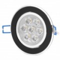 7W 3500K 630-Lumen 7-LED branco luz quente para baixo do teto lâmpada com / Driver (AC 100 ~ 245V)