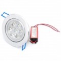 7W 3500K 630-Lumen 7-quente branco luz teto Down lâmpada LED com / Driver (AC 100 ~ 245V)