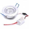 3W 3500K 260-Lumen 3-quente branco luz teto Down lâmpada LED (AC 100 ~ 245V)