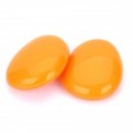 Seixo em forma de Silicone Stand para Notebook/iPad - laranja (par)