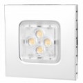 6W 3300K 300LM 4-LED branco luz quente para baixo do teto lâmpada (AC 85-265V)