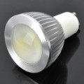 GU10 250 ~ 280LM 6500 ~ 7000K alta Powered branco luz LED Spotlight - prata