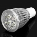 GU10 4W 7500K 400-lúmen 4-LED branco lâmpada (AC 85 ~ 265V)