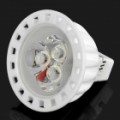 GU5.3 3W 5500K 300 lúmen 3-LED branco lâmpada (DC 12V)