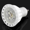 GU10 3W lúmen 300 lúmen 3-LED branco lâmpada (AC 85 ~ 240V)