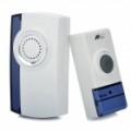 32-Melody Digital sem fio Doorbell c / controle remoto - branco (220V / 2-Flat-Pin Plug)