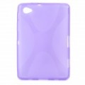 capa protetor TPU traseira para Samsung P6800 - roxo