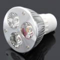 GU10 3W 3300K 300 lúmen 3-LED quente branco lâmpada (AC 85 ~ 265V)