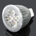 GU5.3 5W 3300K 510-Lumen 5 LEDs quente branco lâmpada (DC 12V)