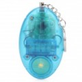 Pessoal Minder Anti-Rob alarme chaveiro com lanterna de luz branca - azul (120dB / 4 x LR44)