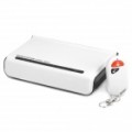 USB 10 direcional Digital exposição de produtos alarme de assaltante - branco + preto