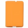 Desenhador s caso ultra-fino fibra protetora para Samsung P6800 - laranja