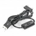 Dados USB / cabo de carregamento para Samsung Tablet PC - preto (120 cm)