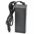 90W AC / adaptador de alimentação de carro c / adaptadores para Laptop - Black