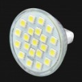 GU5.3 3.8W 6500K 295-lúmen 21-LED lâmpada branca (AC 85 ~ 265V)