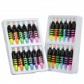 Bonitos canetas Mini Honey Bee estilo marcador fluorescente c / cadeia (24-Pack)