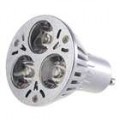 GU10 3 * 1W 3W XM05W060E SemiLED 300 lúmen branco 3-LED Light Bulb (85 ~ 260V AC)