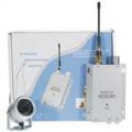 Wireless 1.2 GHz RF 12-IR noite-visão à prova de intempéries câmera de vigilância de segurança  com AV Receiver (NTSC)