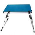 Portátil alumínio liga no carro Laptop Stand - azul (para até 15,4 