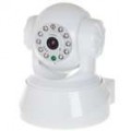 WIFI Wireless Network vigilância Pan/Tilt IP Camera com 10-LED IR Night Vision + microfone