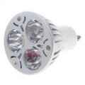 GU10 LED 3 240-lúmen 3500K lâmpada - branco quente (220V)