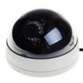 H. 264 300 K cor Pixel CCD Dome IP câmera com 12-IR LED visão noturna