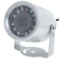Mini câmera de segurança de vigilância CMOS com 12-LED Night Vision (DC 12V)