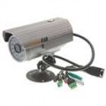 Wireless 300K Pixels CCD exterior impermeável IP CCTV câmera com 24-IR LED visão noturna