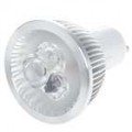 GU10 3W LED 3 240-lúmen 3200K quente branco lâmpada (220V AC)