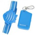 Peixe lindo em forma de pulseira de segurança Anti-Lost dispositivo de alarme para Kid/Pet/bolsa/saco (1 * CR2032/1 * AAA)