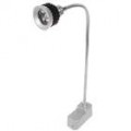 1W 1-LED 100-Lumen lúmen Spot lâmpada com pescoço flexível - luz branca (110 ~ 240V)